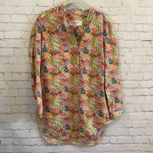 COACH floral blouse